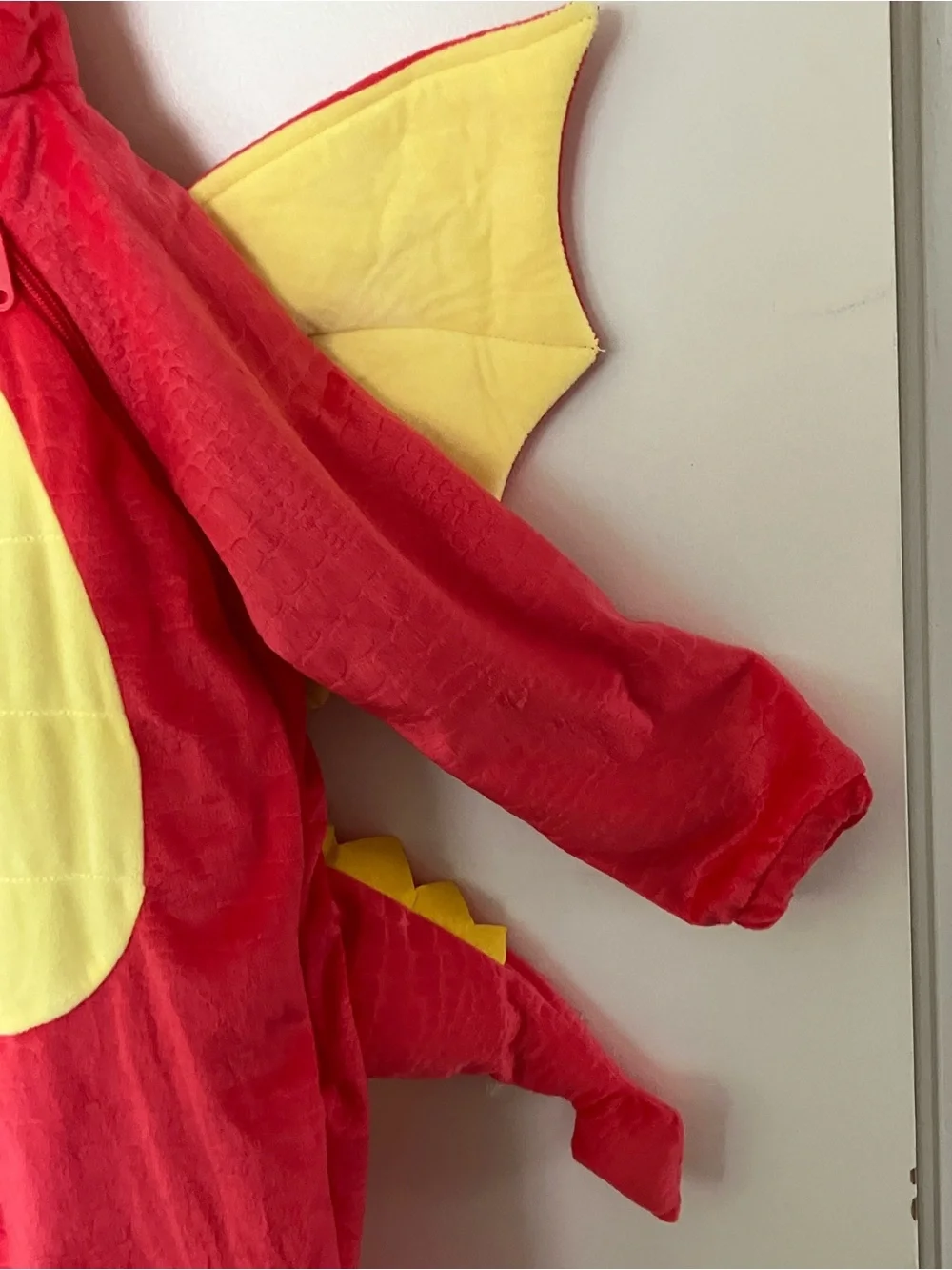 Target One Piece Red Yellow Dragon Halloween Costume Size 4-5T